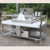 Lavadora automática de caña de azúcar, lavadora de fruta de melocotón y manzana, cepillo limpiador, máquina de limpieza de caña de azúcar