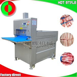 Gran máquina de corte de carne congelada máquina de corte de rollos de carne congelada restaurante equipo de corte de carne de cerdo y cordero maquinaria de cocina