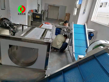 Sitio de instalación del equipo de la línea de producción de jugo de jengibre de la empresa KJKJ de Zhaoqing High-tech Zone